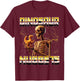 Dino Nuggets Bootleg Rap Dinosaur Chicken Nugget Skeleton T-Shirt - T-Shirt | Maroon