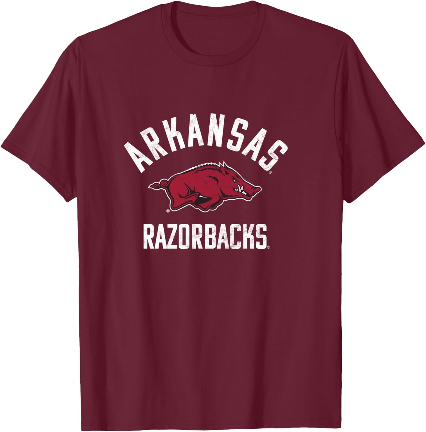 University of Arkansas Razorbacks Large T-Shirt - T-Shirt | Maroon