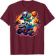 Funny T-rex Dinosaur Basketball Player Kids Toddlers Youth T-Shirt - T-Shirt | Maroon
