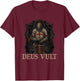 Temple Teutonic Templar Knight - Deus Vult T-Shirt - T-Shirt | Maroon
