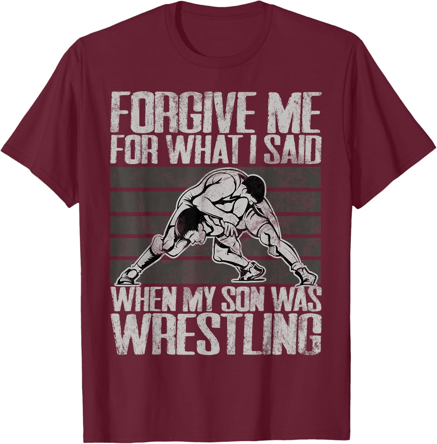 Wrestling Mom Wrestling Moms T-Shirt - T-Shirt | Maroon