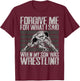 Wrestling Mom Wrestling Moms T-Shirt - T-Shirt | Maroon
