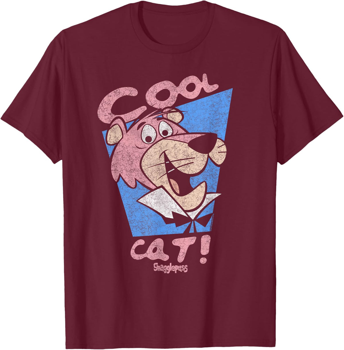 Snagglepuss Cool Cat T-Shirt - T-Shirt | Maroon