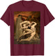 Urban Empyre Dante and Virgil in Hell Painting by William Bouguereau 1850 , Small, Black T-Shirt - T-Shirt | Maroon
