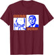 Good Bush Bad Bush Funny George W. POTUS USA Vintage T-Shirt - T-Shirt | Maroon