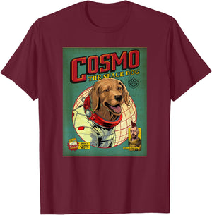 Marvel Guardians of the Galaxy Vol. 3 Cosmo Comic Cover T-Shirt - T-Shirt | Maroon