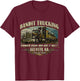 Huiibao Funny The Bandit Retro Trucking 1977 T-Shirt - T-Shirt | Maroon