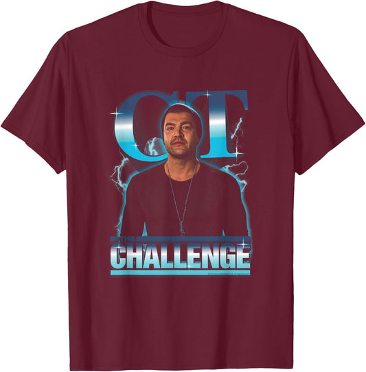 The Challenge Men's Black Heartthrob T-Shirt - T-Shirt | Maroon