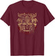 Lamb of God – Pure American Metal Gold T-Shirt - T-Shirt | Maroon