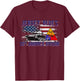 Veteran 50th Armored Division Jersey Blues Vintage Gifts T-Shirt - T-Shirt | Maroon