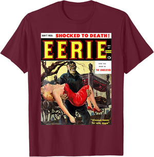 Classic Horror Comic Horror Monster Style Slasher Film T-Shirt - T-Shirt | Maroon