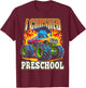 Graduation Preschool Monster Truck Boys I Crushed Pre-K Grad T-Shirt - T-Shirt | Maroon
