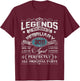 Legends Were Born In February 2011 Shirt Age 14th Birthday T-Shirt - T-Shirt | Maroon