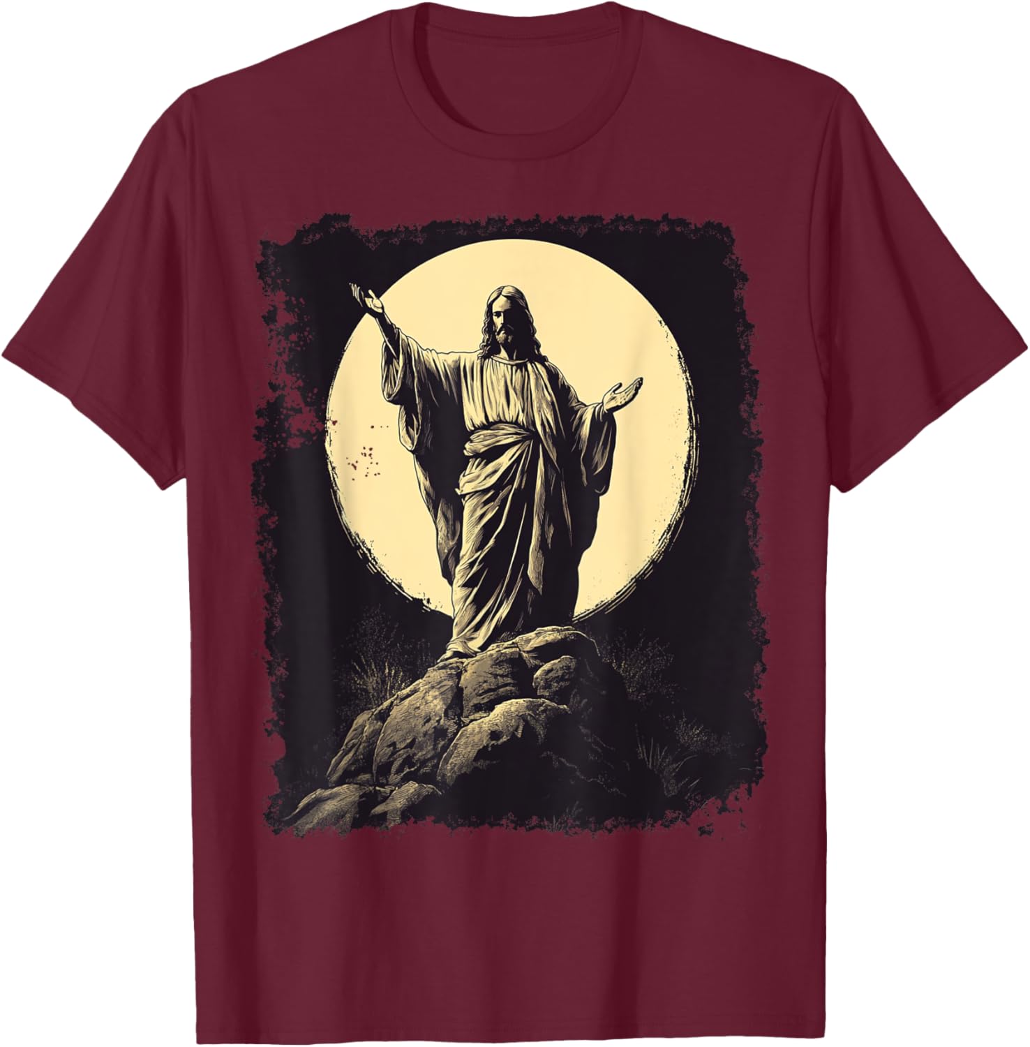 King Jesus Christ T-Shirt - T-Shirt | Maroon