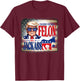 I'd Rather Vote For A Felon Than A Jackass Trump America T-Shirt - T-Shirt | Maroon
