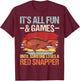 Deep Sea Fishing Red Snapper Design for a Red Snapper fan T-Shirt - T-Shirt | Maroon