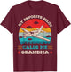 My Favorite Pilot Calls Me Grandma Funny Pilot Grandmother T-Shirt - T-Shirt | Maroon