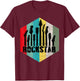 Kids Rockstar Vintage Guitar T-Shirt - T-Shirt | Maroon