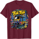 Vibrant Tuk Tuk Thai Adventure T-Shirt - T-Shirt | Maroon