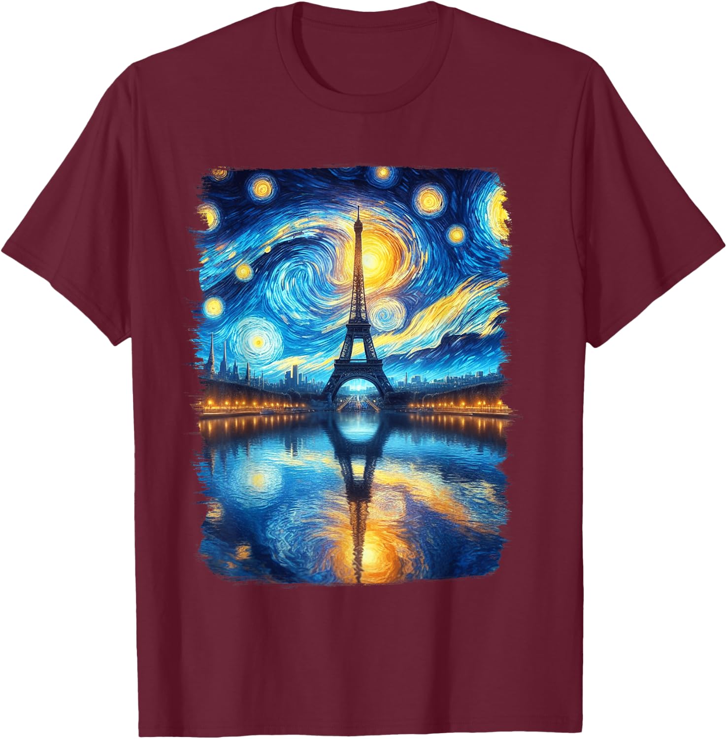 Eiffel Tower Paris Holiday France City Souvenir Women Kids T-Shirt - T-Shirt | Maroon