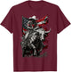 Rodeo Bucking Bull Riding Cowboy western T-Shirt - T-Shirt | Maroon