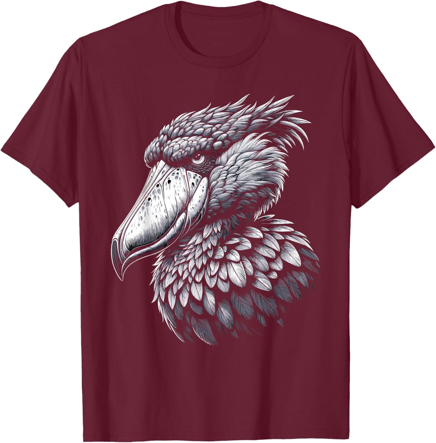 Shoebill Storks T-Shirt - T-Shirt | Maroon