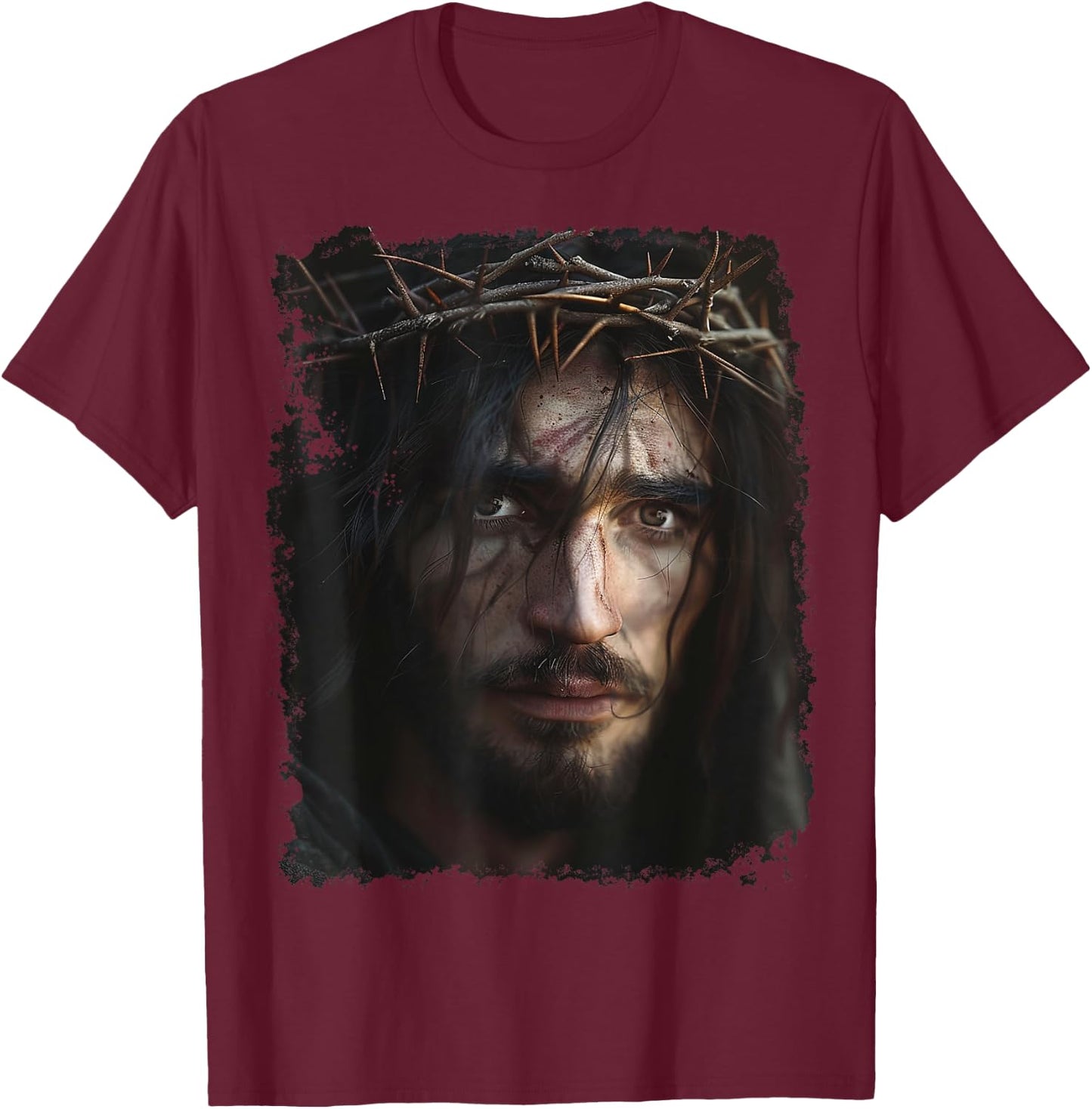 Remember Jesus Christ of Nazareth T-Shirt - T-Shirt | Maroon