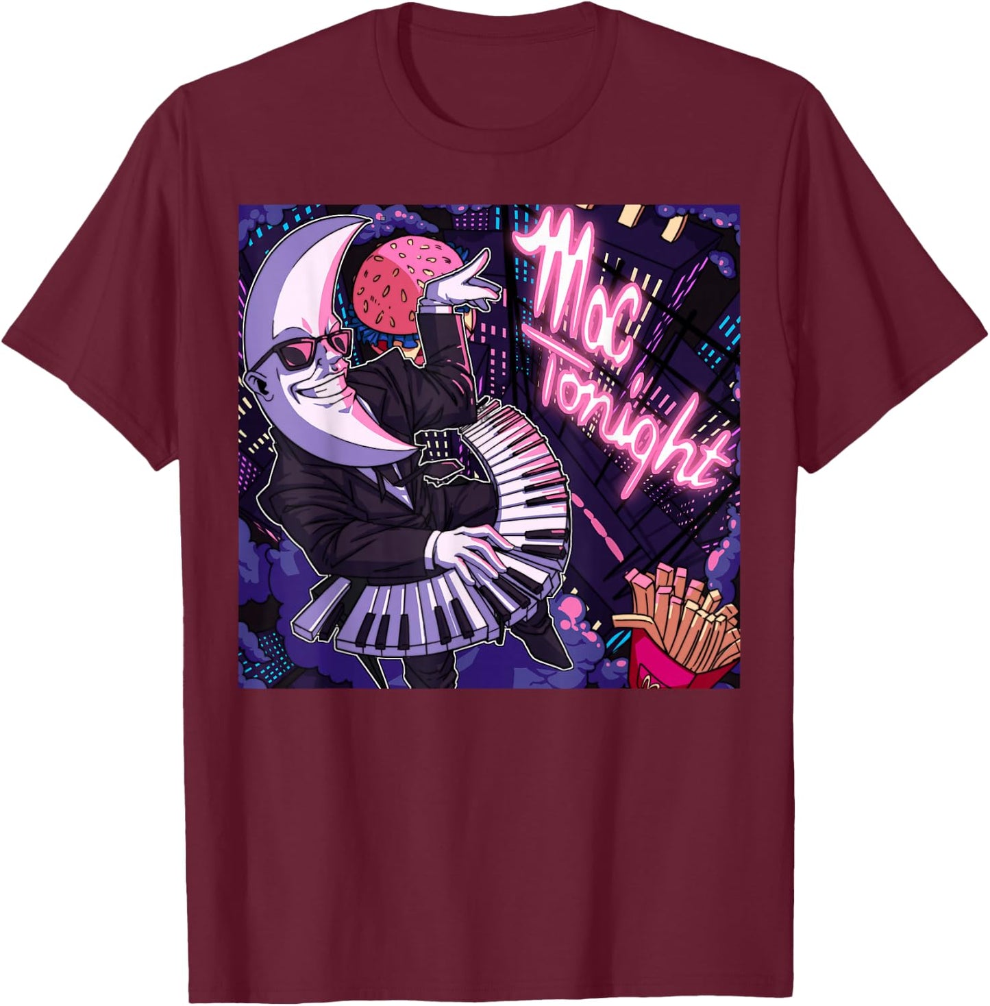 Mac Tonight T-Shirt - T-Shirt | Maroon