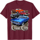 1970 64 65 66 67 68 69 71 72 Chevelle Chevys SS Muscle Car T-Shirt - T-Shirt | Maroon