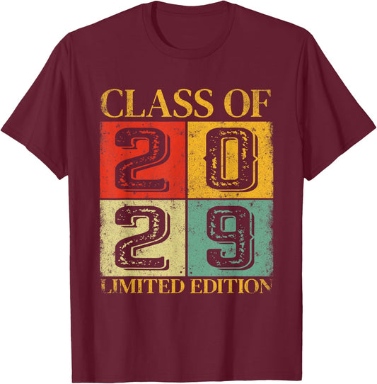 Class of 2029 T-Shirt - T-Shirt | Maroon