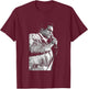 Stephen Wright Photography Luther Vandross Live , Men's -Adults, Black, Small, Short Sleeve, Classic Fit, , Regular, Medium Sleeve Length T-Shirt - T-Shirt | Maroon