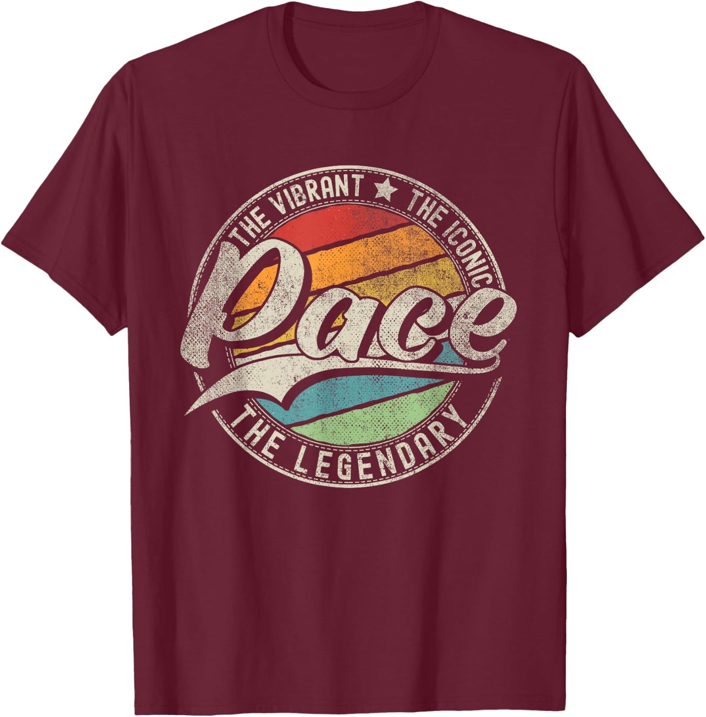 Pace FL | Florida | Vintage Distressed T-Shirt - T-Shirt | Maroon