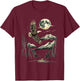 Native American Wildlife Majestic Bald Eagle in Forest T-Shirt - T-Shirt | Maroon