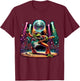 Disco Ball Guitar Frog T-Shirt - T-Shirt | Maroon