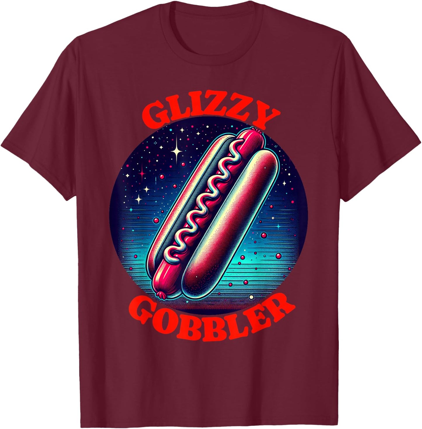 Glizzy Gobbler T-Shirt - T-Shirt | Maroon