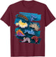 Nudibranch Oceanography Sea Slug Biologist Aquarists T-Shirt - T-Shirt | Maroon