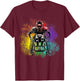 Football Wheelchair T-Shirt - T-Shirt | Maroon