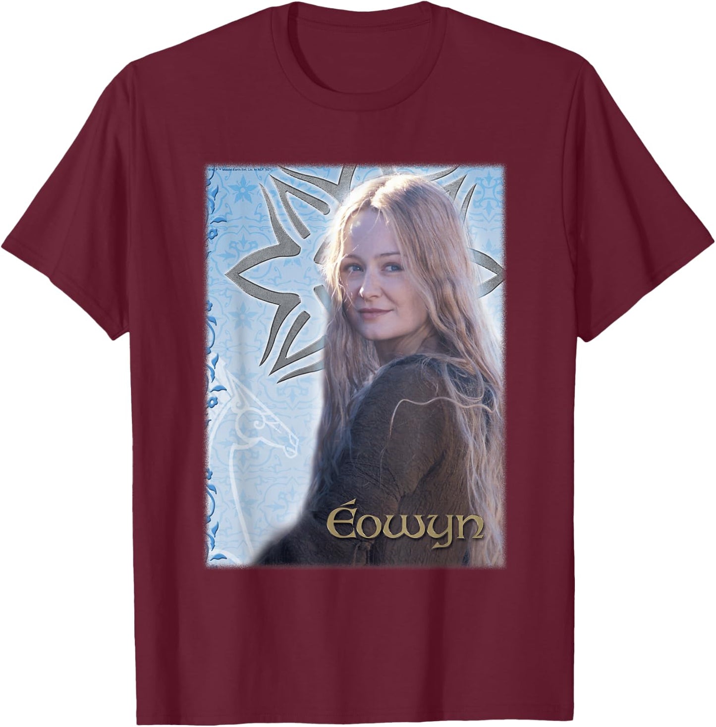 The Lord of the Rings Eowyn of Rohan T-Shirt - T-Shirt | Maroon