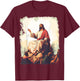 Sermon on the Mount Jesus Christian T-Shirt - T-Shirt | Maroon