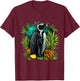 Pineapple Penguin Bird Colourful Artwork Motif Penguin Lover T-Shirt - T-Shirt | Maroon