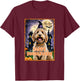 Happy Doodleween Halloween Goldendoodle Labradoodle Spooky T-Shirt - T-Shirt | Maroon
