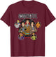 Kids Scooby-Doo Scoobynatural Mash Up Group Shot Poster T-Shirt - T-Shirt | Maroon