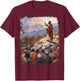Sermon on the Mount Jesus Christ T-Shirt - T-Shirt | Maroon