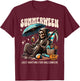 Summerween Grim Reaper Skeleton Summer Vibes Halloween Ghost Men Women Kids T-Shirt - T-Shirt | Maroon