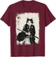 Cat Samurai Warrior Vintage Ukiyo-e Art Japanese Katana T-Shirt - T-Shirt | Maroon