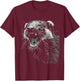 Funny Honey Badger Lover Men T-Shirt - T-Shirt | Maroon