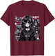 Vaporwave Anime Girl Japanese Aesthetic Anime Otaku T-Shirt - T-Shirt | Maroon