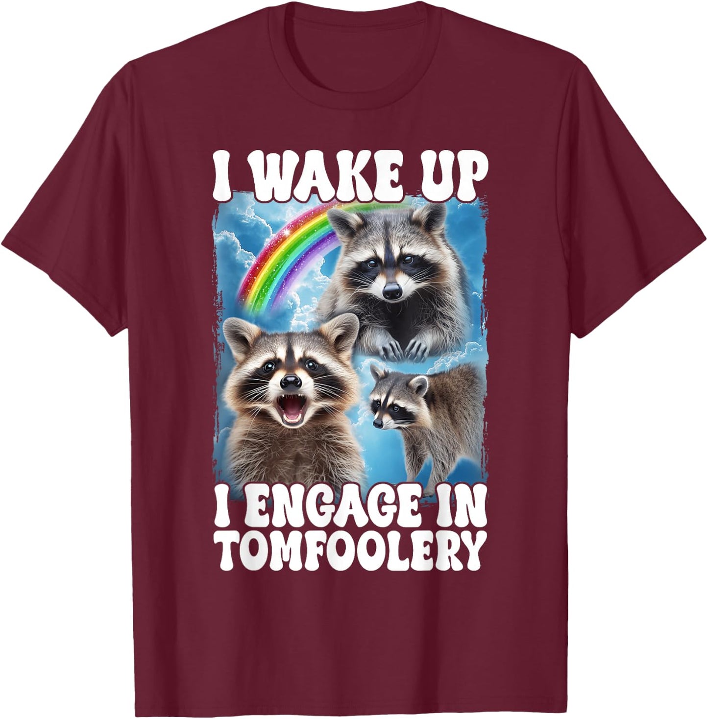 Adults Meme Black Small Short Sleeve T-Shirt - T-Shirt | Maroon