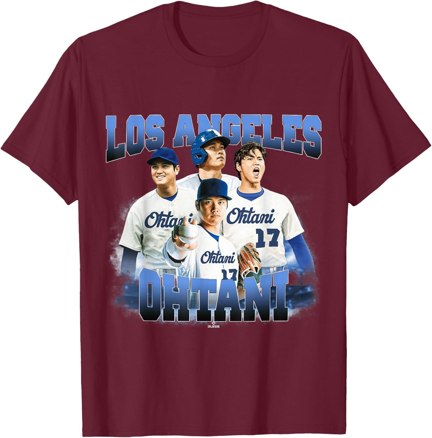 Shohei Ohtani | Los Angeles Baseball MLB Player | MLBOHT5002 T-Shirt - T-Shirt | Maroon