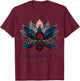 Namaste Lotus Flower Zen Buddhism Yogi Buddhist Buddha Yoga T-Shirt - T-Shirt | Maroon